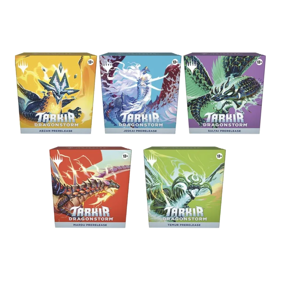 Tarkir Dragonstorm Prerelease Packs Set of 5