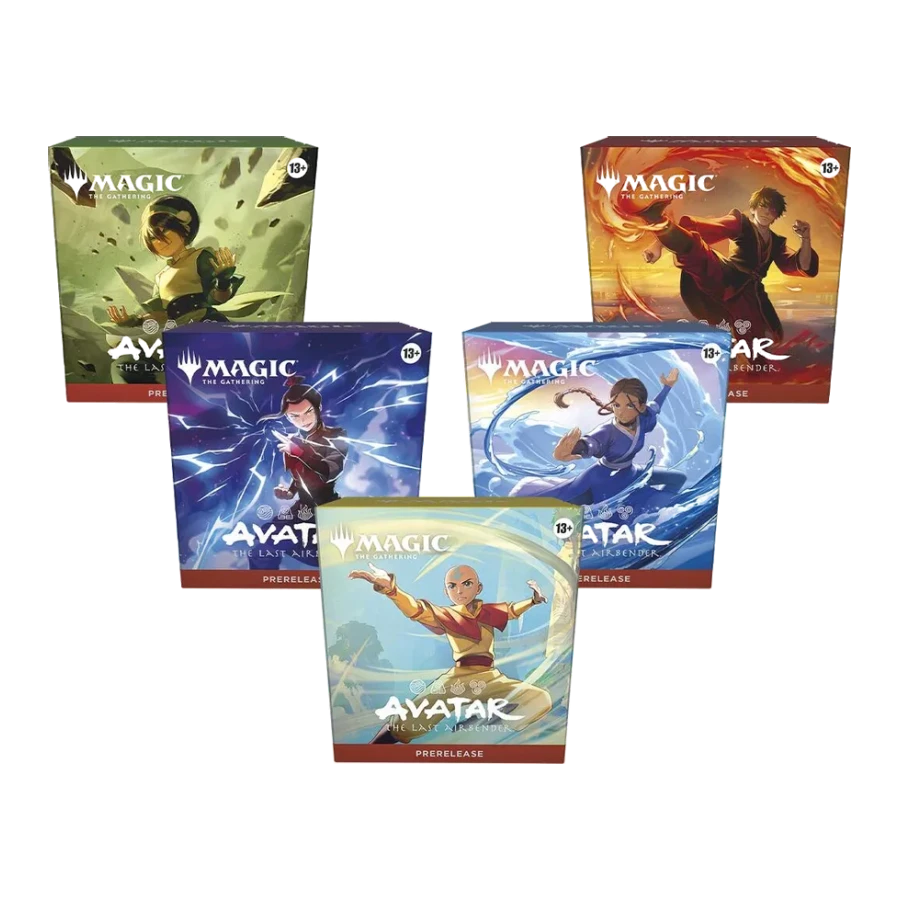 Avatar The Last Airbender Prerelease Packs Set of 5