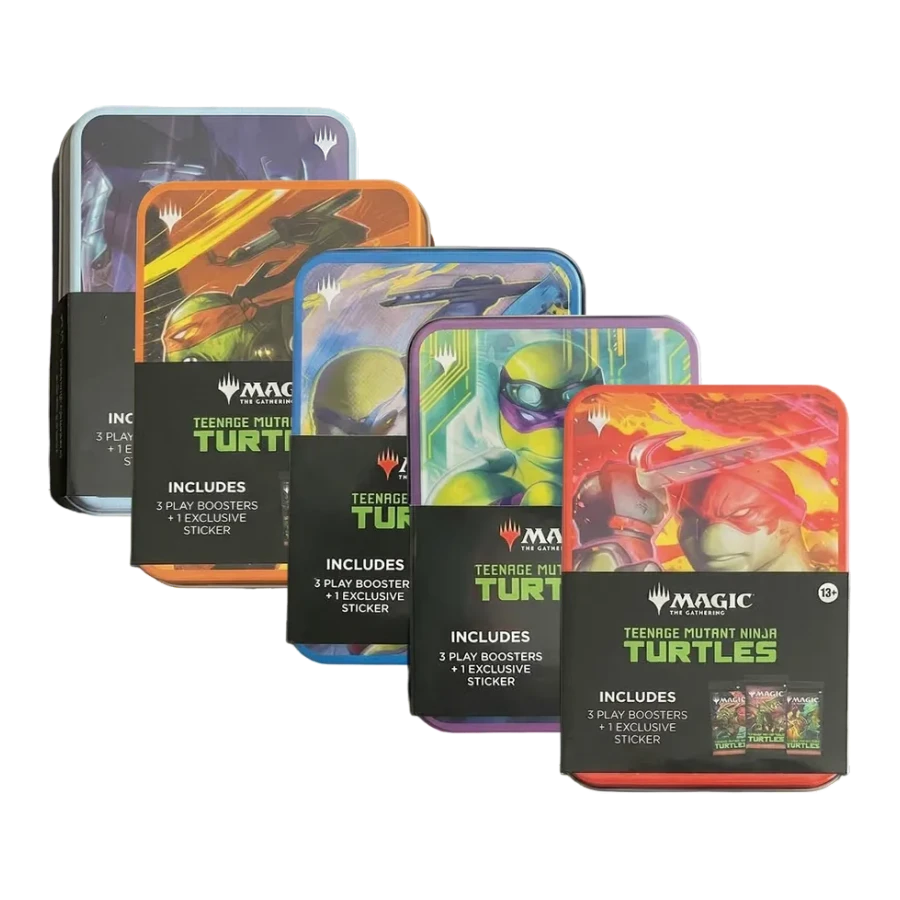 Teenage Mutant Ninja Turtles Tin Set of 5