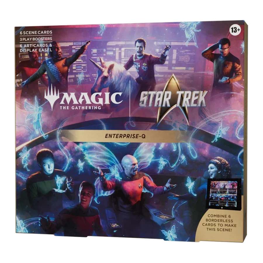 Star Trek Scene Box Enterprise-Q