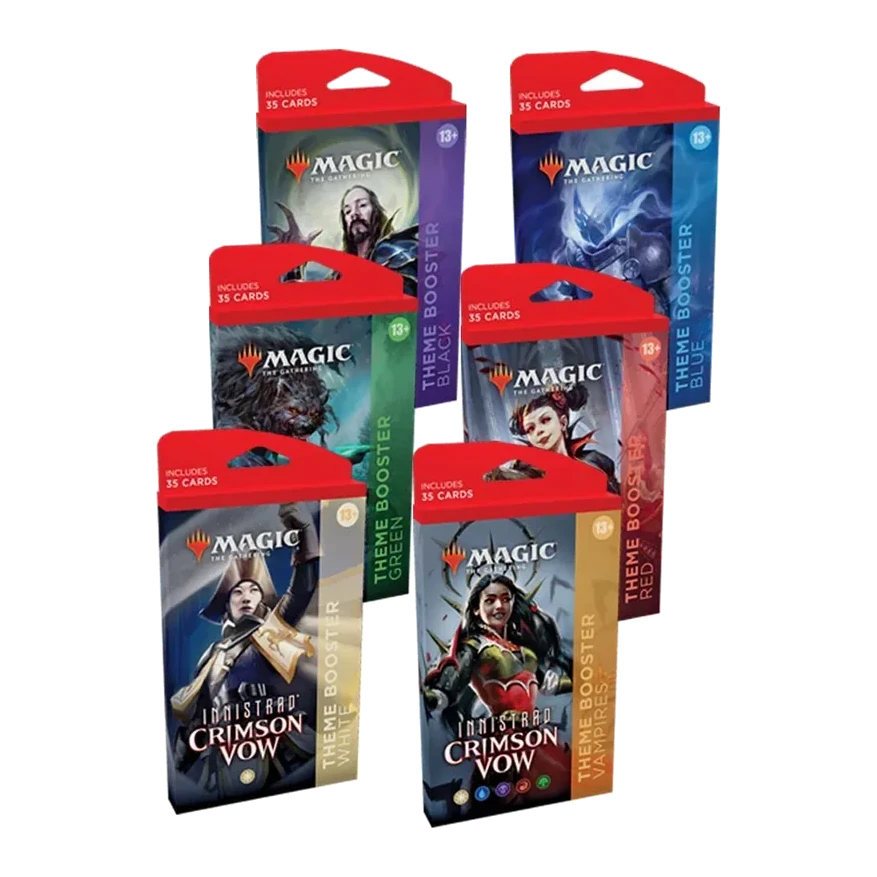 Innistrad Crimson Vow Theme Booster Set of 6