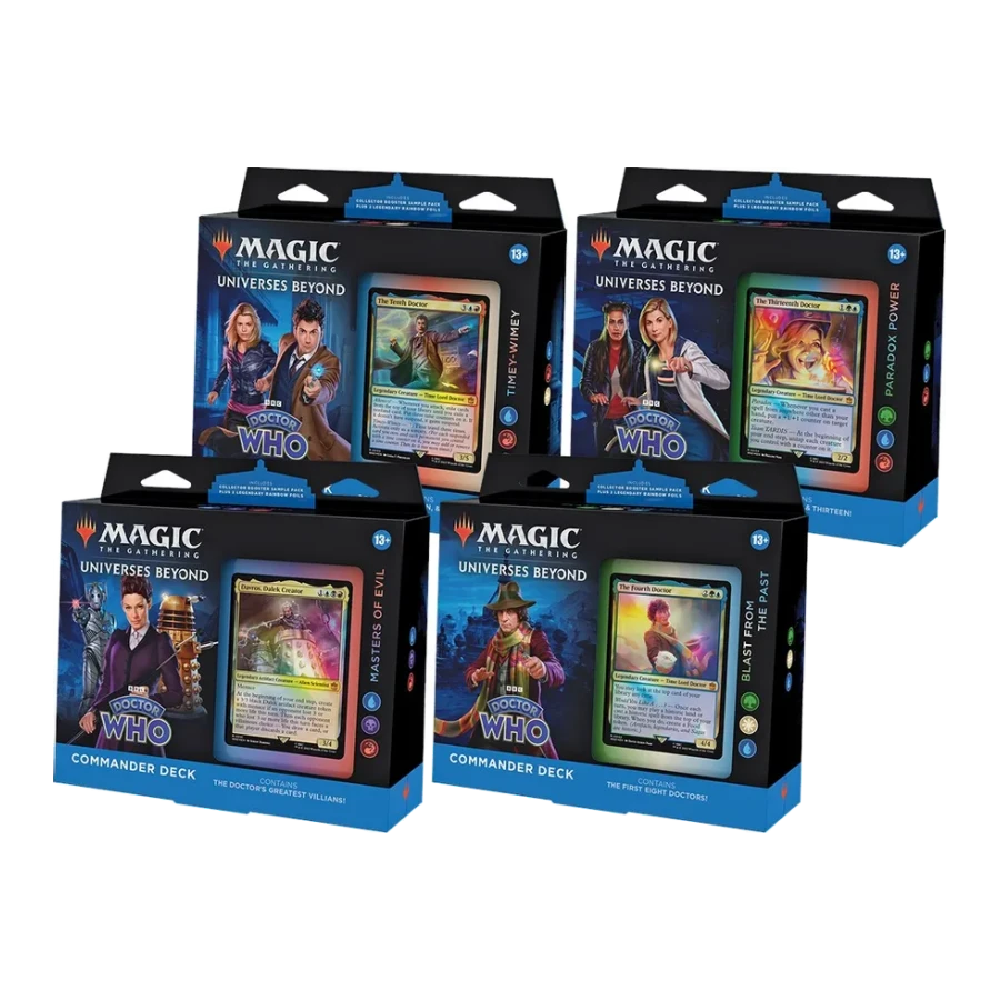 Doctor Who Commander Decks Set of 4