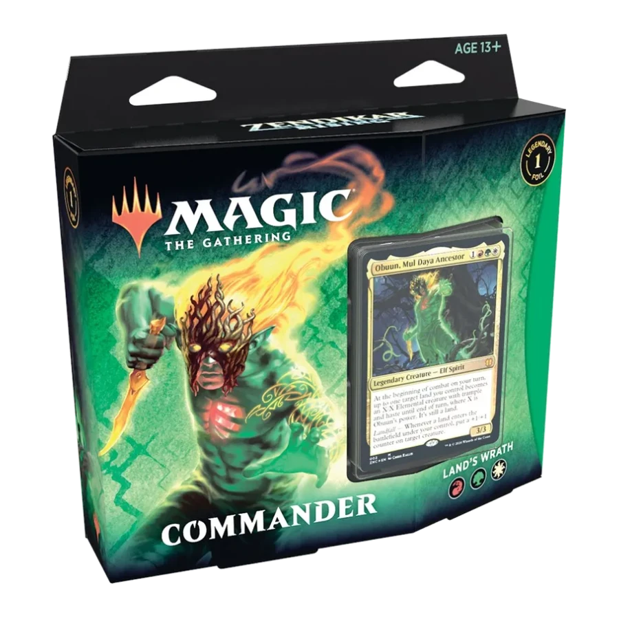 Zendikar Rising Commander Deck Lands Wrath