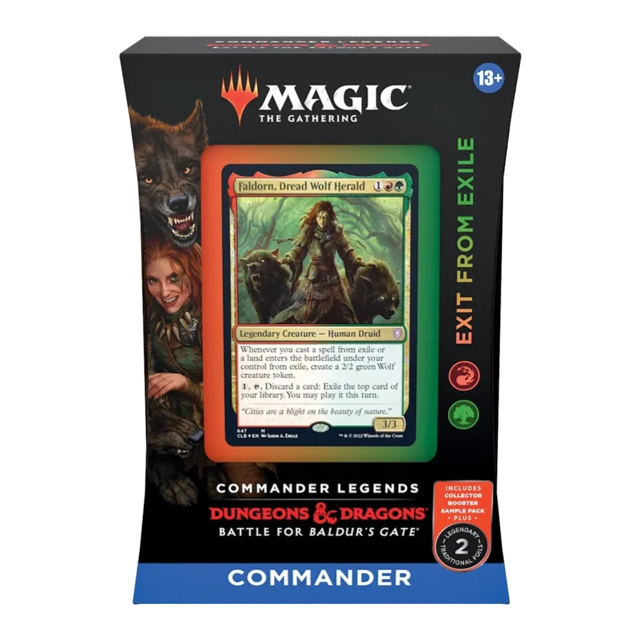 Commander Legends Battle for Baldurs Gate Commander Deck Exit from Exile