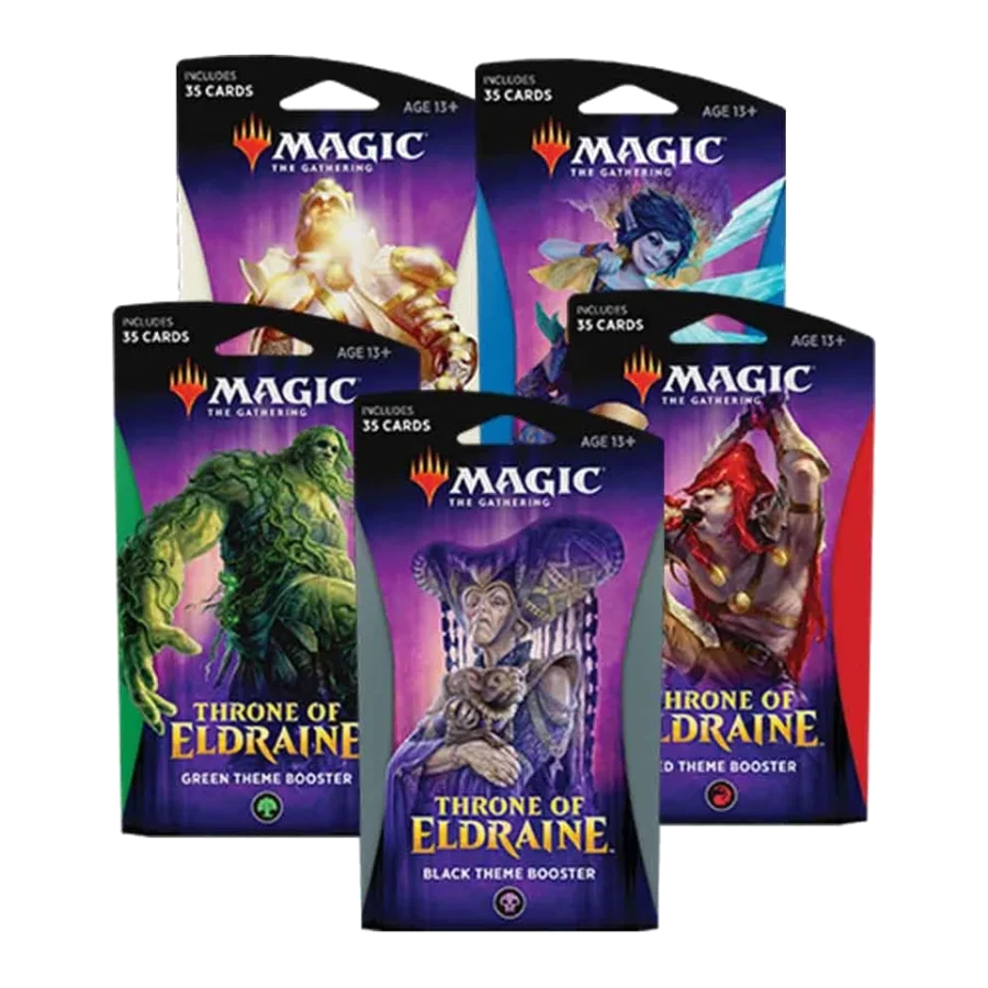 Throne of Eldraine Theme Booster Pack Set of 5