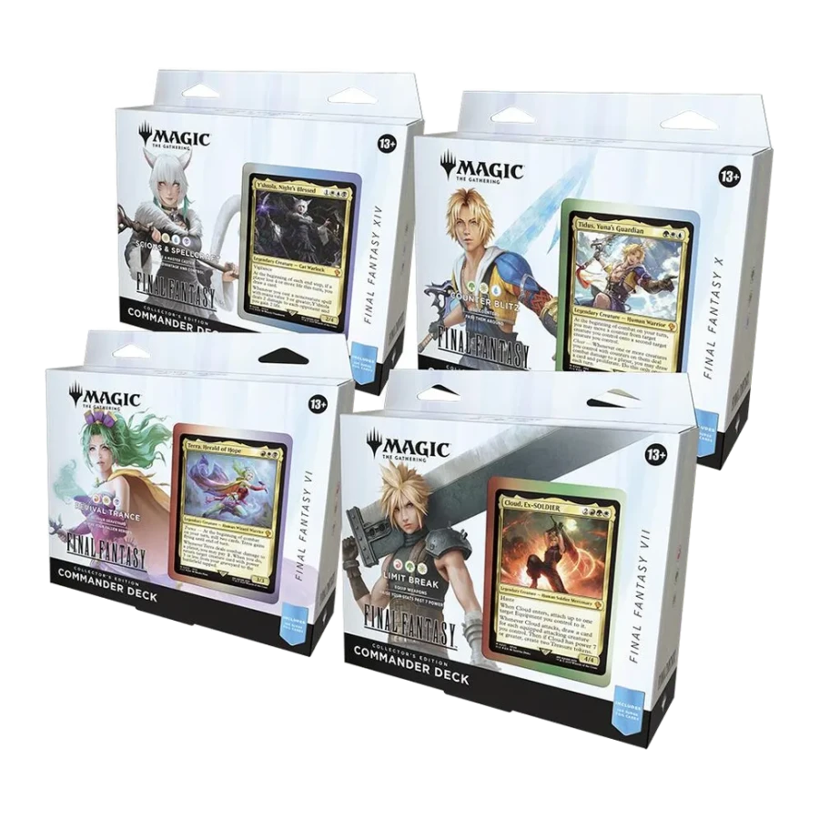 Final Fantasy Commander Decks Collectors Edition Set of 4