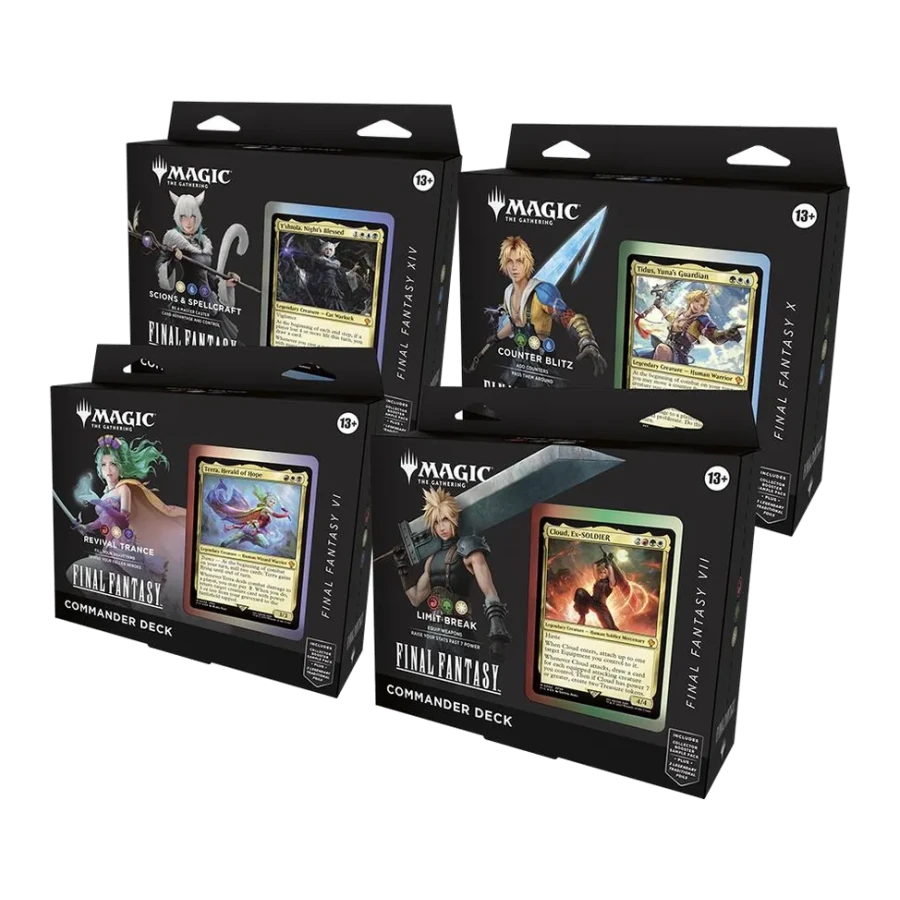 Final Fantasy Commander Decks Set of 4